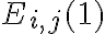 E_{i,j}(1)