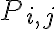 P_{i,j}